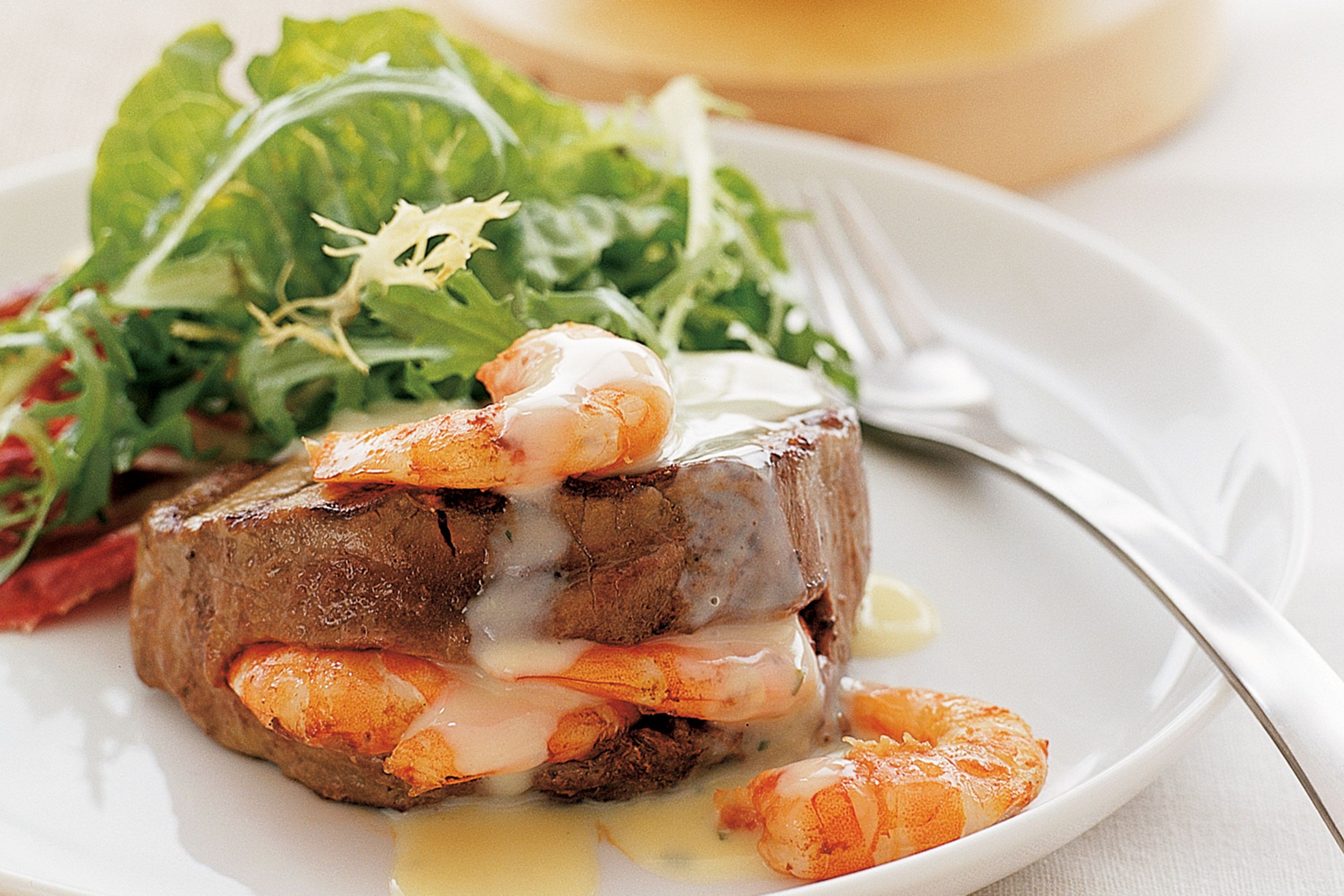 Surf and Turf with 2 fillet steaks and 8 large prawns - DH ...